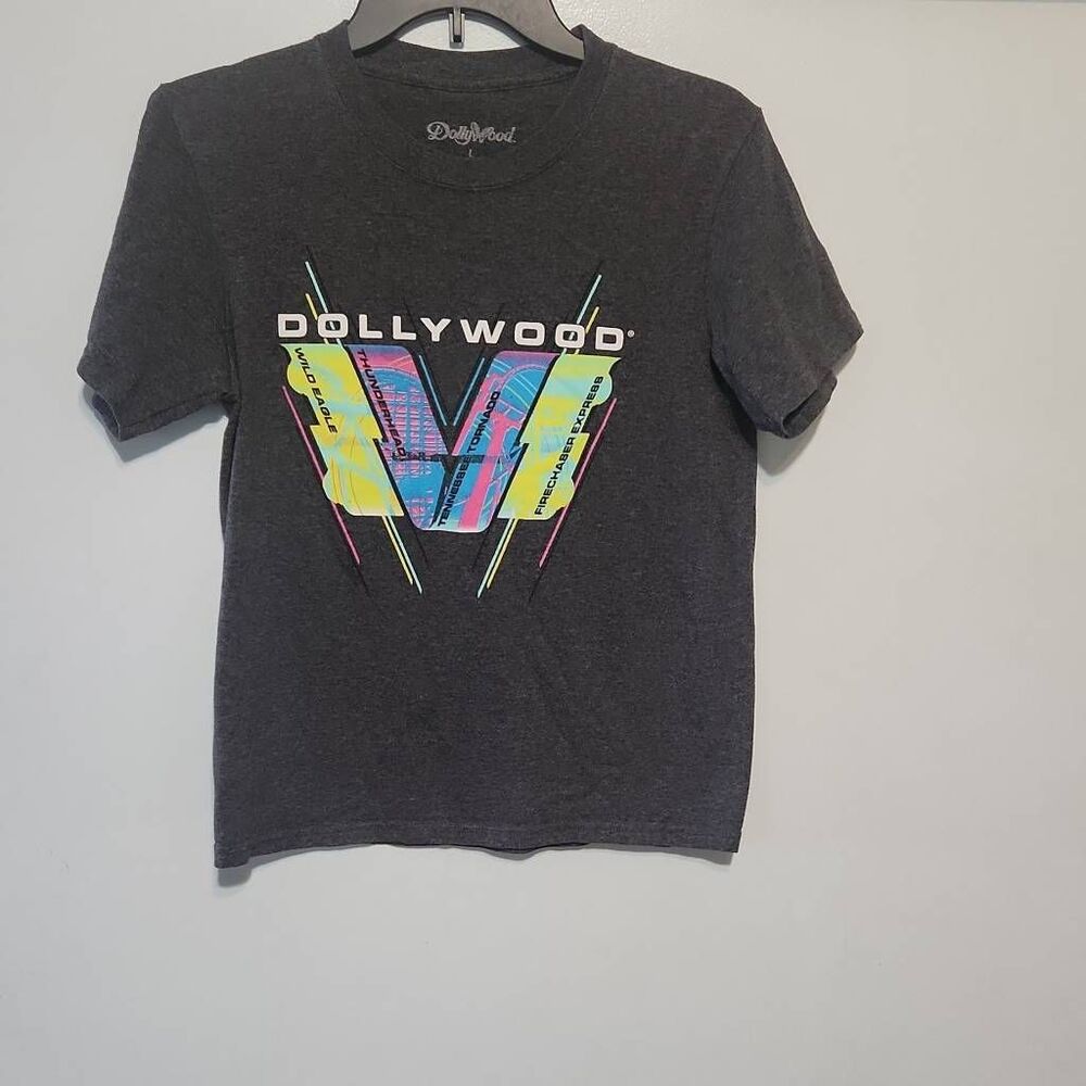 Dollywood size L women's Rollercoaster Graphic T-shirt